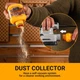 Вібраційна шліфувальна машина DEKOPRO 180W Mouse Sander, 13000 об/хв, контейнер для пилу, шліфмашина, шліфувальна машинка по дереву - зображення 4