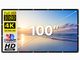 Экран для проектора 100" дюйма BIOSCOPE Touch 16:9 настенный портативный Стрейчевая ткань белая в комплекте крепление для дома и улицы универсальный экран для проектора путешествий полотно для фильмов офиса и дома - изображение 1