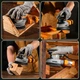 Вібраційна шліфувальна машина DEKOPRO 180W Mouse Sander, 13000 об/хв, контейнер для пилу, шліфмашина, шліфувальна машинка по дереву - зображення 7