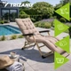 Садовый шезлонг - трансформер Trizand 3в1 туристическая кровать и шезлонг, нагрузка до 120 кг, 3 положения регулировки (27553) - изображение 4