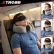 Набор для путешествий Xtrobb 3D Memory Foam подушка + маска для сна + беруши для ушей (26087) - изображение 3