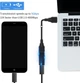 Перехідник USB-мама на Type-C-мама чорний - зображення 3