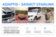 Захисний корпус Adaptis MiniKit на дах авто для Starlink Mini олива - изображение 8