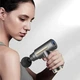 Массажер мышечный ручной Massage Gun Аккумуляторный перкуссионный Массажный 4 насадки для рук ног шеи - изображение 6
