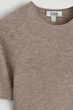 Футболка COS Merino Wool T-shirt Жіноча Beige mélange M (1319333002) - изображение 8