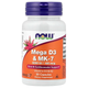 Витамин D3 и МК-7, NOW Foods "Mega D3 и MK-7" для здоровья сердца и костей (30 капсул) - изображение 1