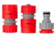 Пистолет-распылитель для полива Intertool 8 функций хром x 1 адаптер x 2 коннектора - изображение 7
