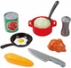 Кухонный набор Ecoiffier 100% Chef плита с аксессуарами 14 элементов 1430581 (3280250025498) - изображение 4