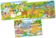 Набір дерев’яних пазлів Goki Animals 3 шт x 24 елементи 57377 (4013594573771) - зображення 1