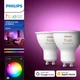 Розумні світлодіодні LED лампочки Philips Hue GU10 White and Color 50Вт 5.7W, ZigBee, Bluetooth, 2 шт. - зображення 1