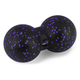 Масажний м'яч подвійний PowerPlay PP-4352 Epp foam peanut ball (d8*16cm.) Чорно/Фіолетовий - зображення 2