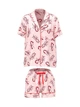 Жіноча піжама (Шорти + Сорочка) Victoria's Secret (299587916452) Signature Satin Short Pajama Set M рожева - зображення 3
