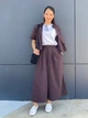 Брюки женские UNIQLO 535172485 L Коричневые (1159860445) - изображение 6