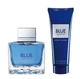 Подарочный набор для мужчин Antonio Banderas Blue Seduction For Men Туалетная вода 50 мл + Бальзам после бритья 75 мл - изображение 2
