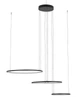 Люстра Nowodvorski Circolo Power 11648 LED 3x85W 3000K 3750Lm IP20 черная - изображение 1