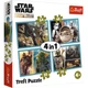 Пазлы Trefl Star Wars 4в1 Мандалорец (34397) - изображение 1
