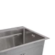 Мойка для кухни интегрированная Lidz Handmade H7545 Brushed Steel 3,0/1,0 мм LDH7545BRU49457 - изображение 7