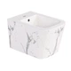 Биде подвесное Qtap Tern 520x350x330 мм, Marble QT17551303GMR - изображение 1