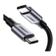 Дата кабель USB-C to USB-C 1.5m 100W US316 Space Gray Ugreen (70428) (343419) - изображение 1