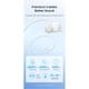 Наушники Vention Echo Lite 3.5mm In-Ear Wired White (GBAWAV) - изображение 9