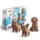 Картонный конструктор 3D Puzzle "PUPPIES TRIO" Cartonic CARTPUPPIES 227 деталей - изображение 13