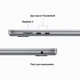 Ультрабук 15.3" Apple MacBook Air 15 2023 Apple M2 RAM 8GB SSD 512GB 15час батарея macOS Алюминиевый корпус (UKR) Б/В - изображение 7