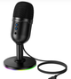 Настольный микрофон Hoco Bright USB L25 конденсаторный RGB подсветка для стрима и записи - изображение 3