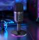 Настольный микрофон Hoco Bright USB L25 конденсаторный RGB подсветка для стрима и записи - изображение 5