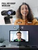 Вебкамера Gohero Full HD 1080P — ширококутний об'єктив, мікрофон, поворотний штатив у комплекті - зображення 3