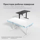 Компьютерный стол Anda Seat Xtreme Pro White (AD-D-DD1-1400-08-W) - изображение 7