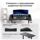 Комп'ютерний стіл Anda Seat Xtreme Pro Black (AD-D-DD1-1400-08-B) - зображення 5