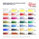 Набор акварельных красок Rosa Gallery Spectrum 28 х 2.5 мл в кюветах + кисть в металлическом пенале Индиго (4823098544784) - изображение 5