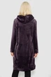 Туника женская однотонная велюровая, цвет чернильный, L-XL, 257R338 - изображение 4