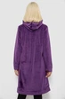 Туника женская однотонная велюровая, цвет фиолетовый, L-XL, 257R338 - изображение 4