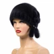 Женская шапка норковая Меховой Стиль Шарик Роза 54/60 Баклажанный (049/F) - изображение 5