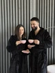 Халат унисекс с капюшоном «Black Diamond» черный 2XL/3XL - изображение 6