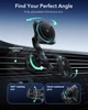 Магнитный автодержатель ESR OmniLock Magnetic (Cryoboost) 25W Air Vent Car Charger Black (2B5280102) - изображение 7