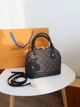 Сумка жіноча Louis Vuitton Alma коричнева монограм (074) - зображення 1