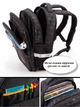 Школьный ортопедический рюкзак 6 в 1 для мальчика с Динозавром School Standard 38х30х18 см для начальной школы (SET 150-52) - изображение 6