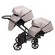 Коляска 2 в 1 для двойни Bair Kiwi DUO Soft BKD-455 капучино - изображение 7
