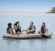 Надувная лодка Intex 68376 NP Mariner 4 328×145×48 см 4-местная до 500 кг с алюминиевыми веслами и ручным насосом - изображение 1