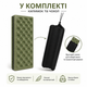 Килимок-підкладка складний + чохол, пінка для сидіння, легкий, для кемпінгу та відпочинку. Зелений - зображення 4
