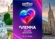 Календарь настенный квартальный на 2026 год, на три пружины, Apriori, Евровидение 2026, «Eurovision 2026» , Музыка, Вена, 29,7х61см , 2 вид - изображение 2