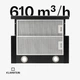 Вбудована витяжка Klarstein Vinea 60 см 610 м³/год (10031681) - изображение 4