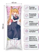 Подушка обнимашка Аниме Дакимакура Anime Girl двухсторонняя размер 130*40 см - изображение 4