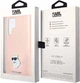 Панель Karl Lagerfeld Silicone Choupette Metal Pin KLHCS23LSMHCNPP для Samsung S23 Ultra S918 Pink (3666339242251) - зображення 3