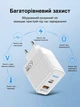 Сетевое зарядное устройство 65W LEXEGO UN-20 USB Type C GaN power быстрая зарядка для айфон iPhone iPad Samsung Huawei Xiaomi Блок питания для телефона айфона самсунга планшета легкий Адаптер зарядки для путешествий PD QC 3.0 Travel Adapter White UN-20W - изображение 4