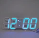 Электронные Led часы с будильником и термометром Vkstar Ly 1089 white blue - изображение 1