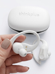 Беспроводные, спортивные наушники Lenovo Thinkplus LP75 Bluetooth, наушники TWS с микрофоном, сенсорная гарнитура со спортивным креплением за ухо, White - изображение 4