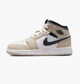 Кроссовки детские Jordan 1 Mid Beige/White 38.5 DQ8423-153 - изображение 1